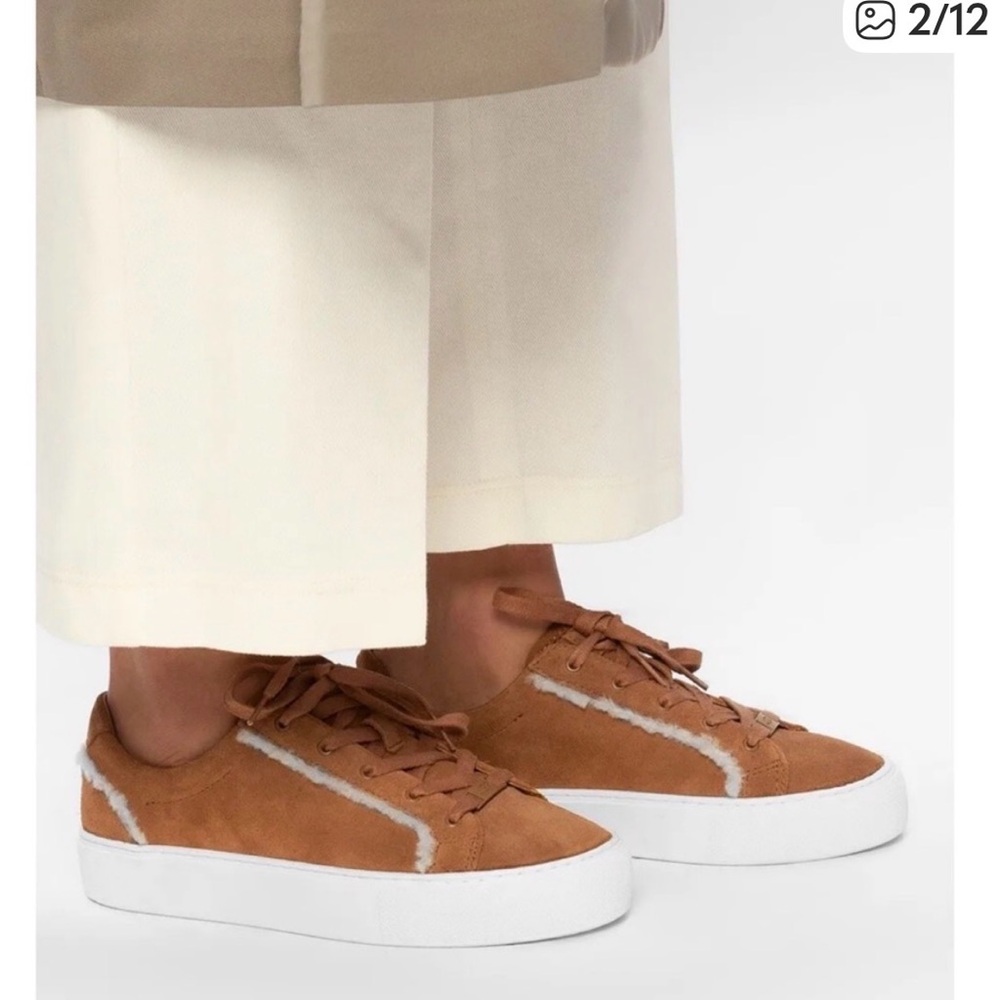 UGG Brown and White Women's Sneakers